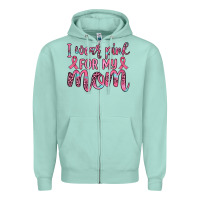 Seafoam i wear pink for my mom Zipper Hoodie - JahusDesignShop