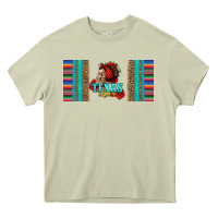 Mossy texas chica skull with bandana Heavy Core Tee - Jasminsmagicworld