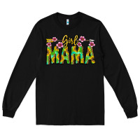 Black Girl Mama Long Sleeve Tee - CowhideDigitalArt