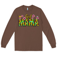 Chestnut Girl Mama Long Sleeve Tee - CowhideDigitalArt