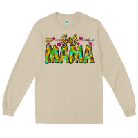Mushroom Girl Mama Long Sleeve Tee - CowhideDigitalArt