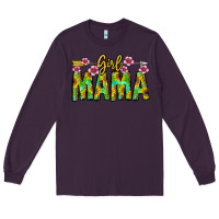 Plum Girl Mama Long Sleeve Tee - CowhideDigitalArt