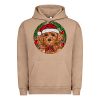 Pigment Burro Christmas Toy Poodle Urban Hoodie - RanaPortraitStore