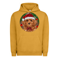 Pigment Peanut Butter Christmas Toy Poodle Urban Hoodie - RanaPortraitStore