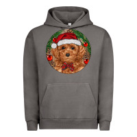 Pigment Tornado Christmas Toy Poodle Urban Hoodie - RanaPortraitStore