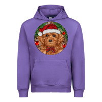 Tulip Christmas Toy Poodle Urban Hoodie - RanaPortraitStore