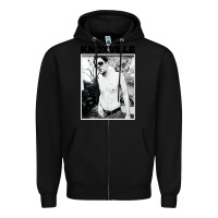 Black johnny knoxville Zipper Hoodie - DesigneFamous