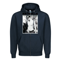 Navy johnny knoxville Zipper Hoodie - DesigneFamous