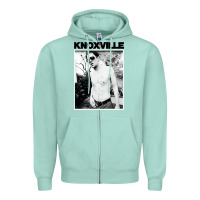 Seafoam johnny knoxville Zipper Hoodie - DesigneFamous