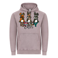 Vintage Zinc Hoppy Easter Vintage Hoodie - CowhideDigitalArt
