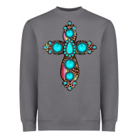 Storm gemstone cross Heavyweight Sweatshirt - JahusDesignShop