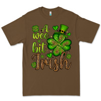 Cacao St. Patrick's A wee bit irish Premium Tee - OliviaCreatesArt