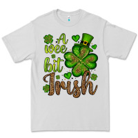 Dove Grey St. Patrick's A wee bit irish Premium Tee - OliviaCreatesArt