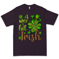 Plum St. Patrick's A wee bit irish Premium Tee - OliviaCreatesArt