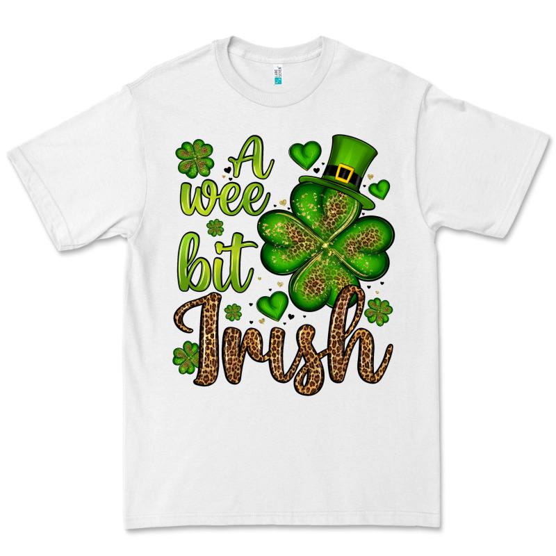 St. Patrick's A Wee Bit Irish Premium Tee by OliviaCreatesArt | Teevron