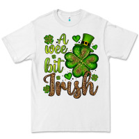 White St. Patrick's A wee bit irish Premium Tee - OliviaCreatesArt