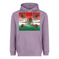Lavender Mexican Flag Heavyweight Hoodie - RanaPortraitStore