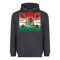 Smoke Mexican Flag Heavyweight Hoodie - RanaPortraitStore
