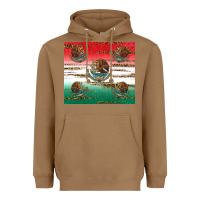 Toasted Coconut Mexican Flag Heavyweight Hoodie - RanaPortraitStore