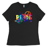 Black Hippie pride Ladies Tee - FaDigitalArtStudio