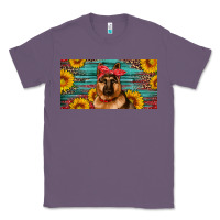 Lavender german shepherd with sunflowers license plate Classic Tee - Artiststas