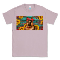 Lilac german shepherd with sunflowers license plate Classic Tee - Artiststas