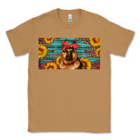 Toasted Coconut german shepherd with sunflowers license plate Classic Tee - Artiststas