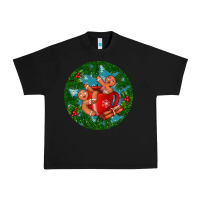 Black gingerbread men with hot chocolate Urban Heavy Tee - BundleAndBundleShop