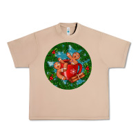 Gingerbread Men With Hot Chocolate Urban Heavy Tee | Teevron