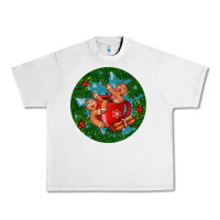 Lunar Rock gingerbread men with hot chocolate Urban Heavy Tee - BundleAndBundleShop