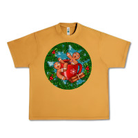 Peanut Butter gingerbread men with hot chocolate Urban Heavy Tee - BundleAndBundleShop