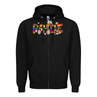 Black pride gnome Zipper Hoodie - JahusDesignShop