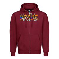 Burgundy pride gnome Zipper Hoodie - JahusDesignShop
