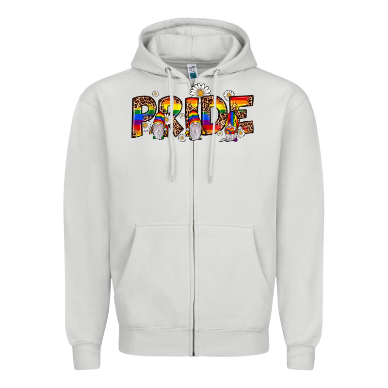 Pride Gnome Zipper Hoodie by JahusDesignShop | Teevron