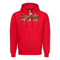 Red pride gnome Zipper Hoodie - JahusDesignShop