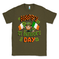 Army Green happy st patricks day Classic Tee - CowGirlArtShop