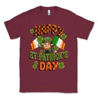 Burgundy happy st patricks day Classic Tee - CowGirlArtShop