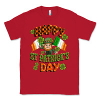 Red happy st patricks day Classic Tee - CowGirlArtShop