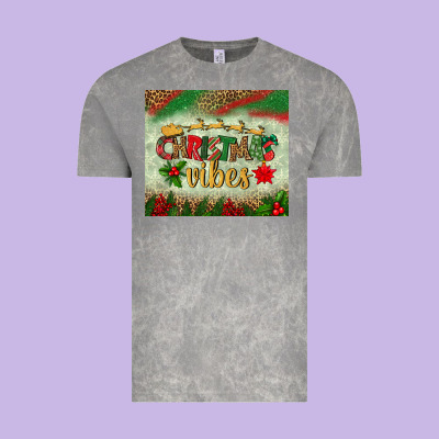 Christmas Vibes Tumbler Vintage Tee Designed By Bundleandbundleshop