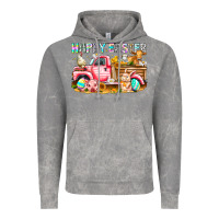 Cloud Rock Happy Easter Animal Farm Truck Vintage Hoodie - CowhideDigitalArt