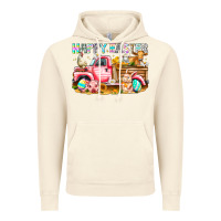 Vintage Artic Happy Easter Animal Farm Truck Vintage Hoodie - CowhideDigitalArt