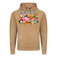 Vintage Camel Happy Easter Animal Farm Truck Vintage Hoodie - CowhideDigitalArt