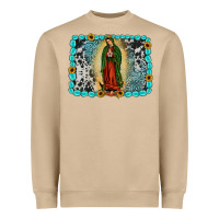 Mushroom Gemstone our lady of Guadalupe Heavyweight Sweatshirt - JahusDesignShop