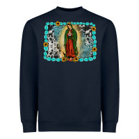 Navy Gemstone our lady of Guadalupe Heavyweight Sweatshirt - JahusDesignShop