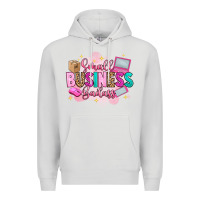 Dove Grey small business badass Premium Hoodie - Artiststas