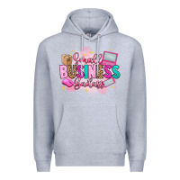 Heather Grey small business badass Premium Hoodie - Artiststas