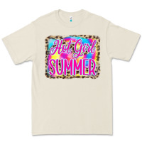 Bone Hot Girl Summer Tie Dye Leopard Premium Tee - CowCowDesign