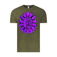 Vintage Olive purple gemstone jewelny Vintage Tee - RanaPortraitStore