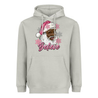 Moon Dust pink christmas african american santa believe Heavyweight Hoodie - RanaPortraitStore
