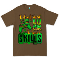 Cacao St. Patrick's I don't need luck i have skills Premium Tee - OliviaCreatesArt